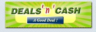 Deals N Cash logo.