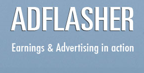 AdFlasher - Earnings and Advertising in action.